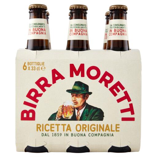 Birra Moretti 6x33cl