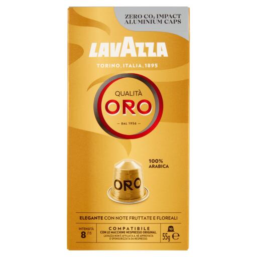 10 capsule qualità oro compatibili con macchine Nespresso