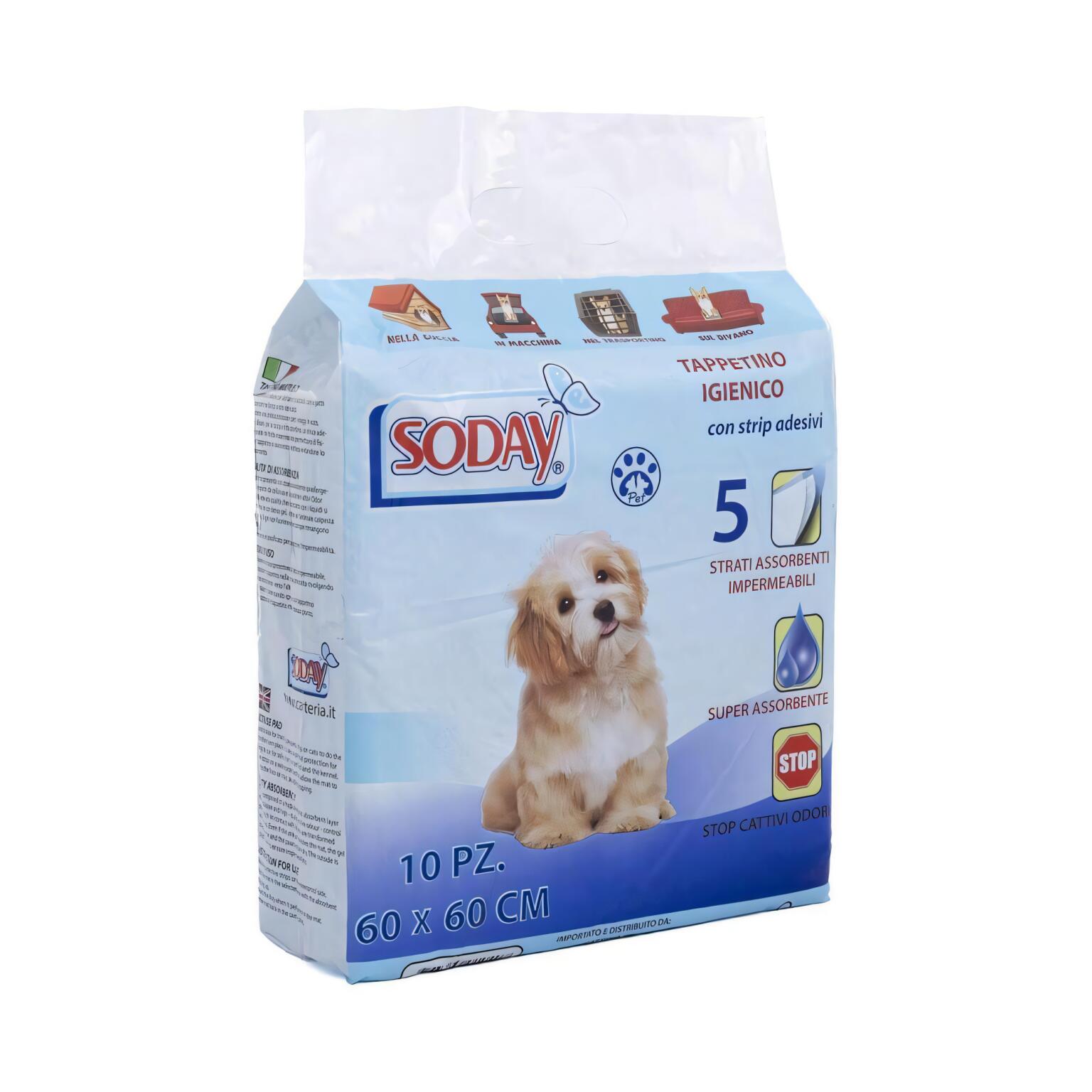 Tappetino Igienico in conf.da 10pz 60x60cm De Pads