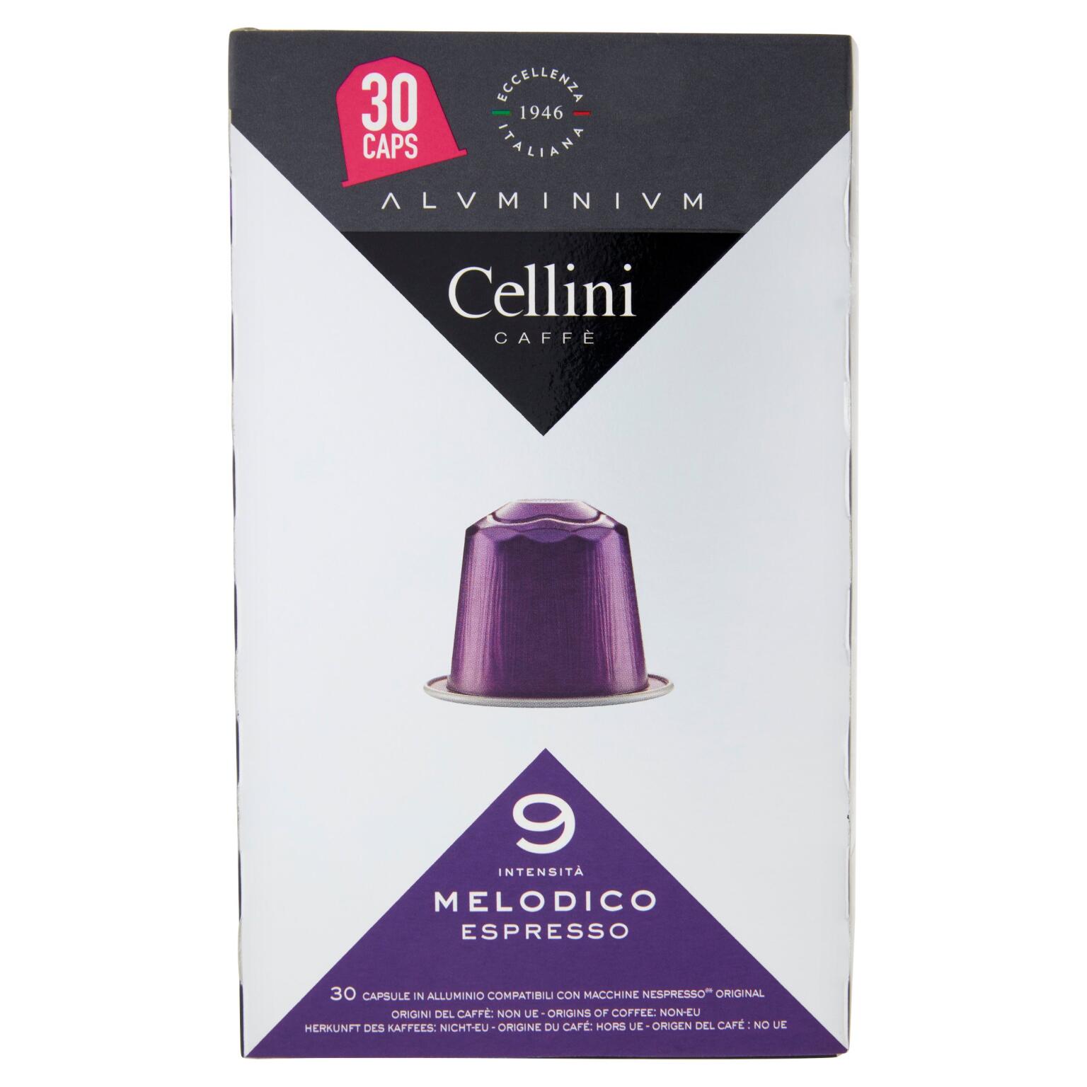 30 Capsule Melodico 5,5g Alluminio Cellini