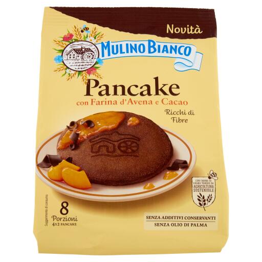 Pancake con Farina d'Avena e Cacao 265g Mulino Bianco