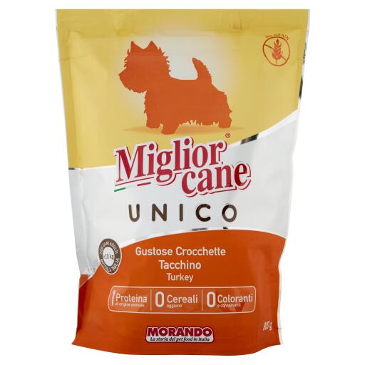 Migiorcane Unico Croccantini Tacchino 800g Morando