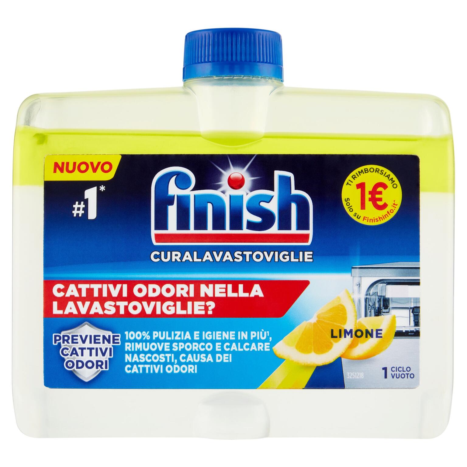 Finish Curalavastiviglie lemon 250ml