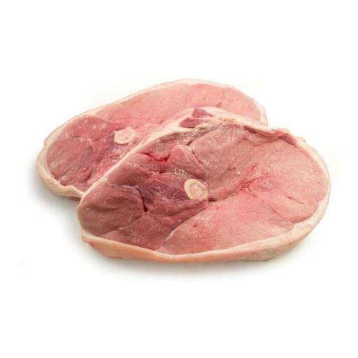 Coscia di suino a tranci confezionato
