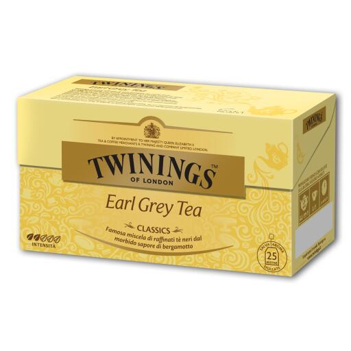 Twinings tè earl grey classico 25 filtri 50g