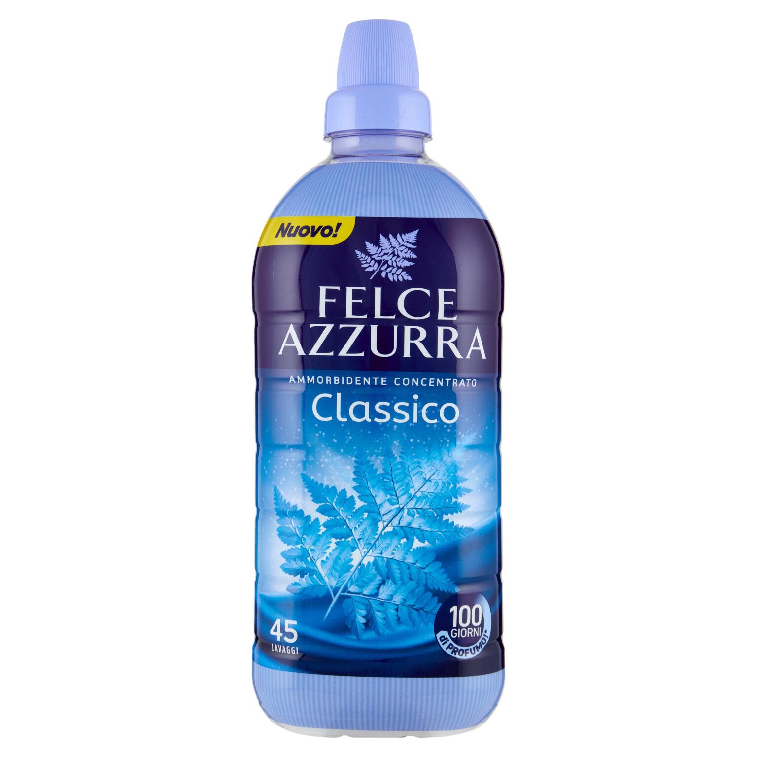 Ammorbidente concentrato classico 900ml, Felce Azzurra