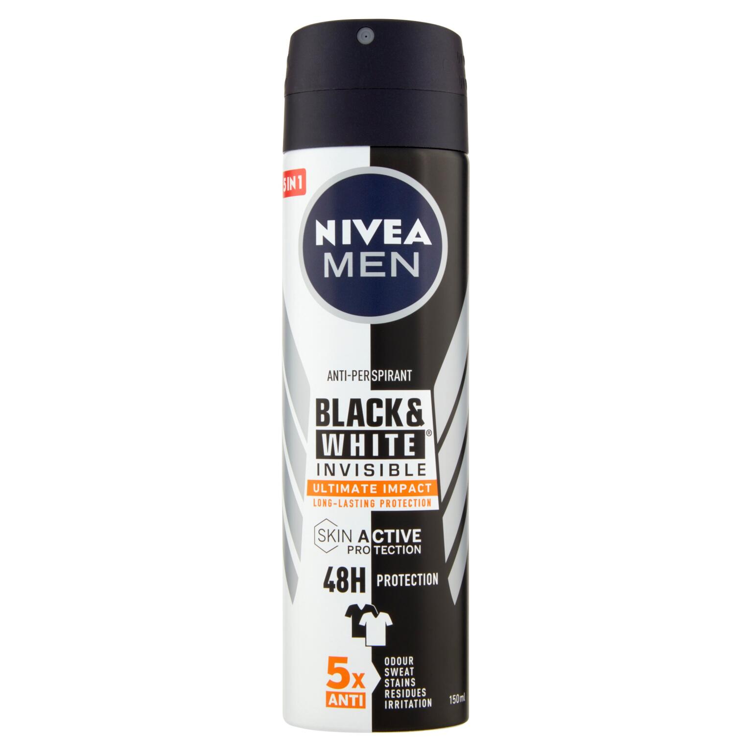 Deo spray black&white man ultimate 150ml Nivea