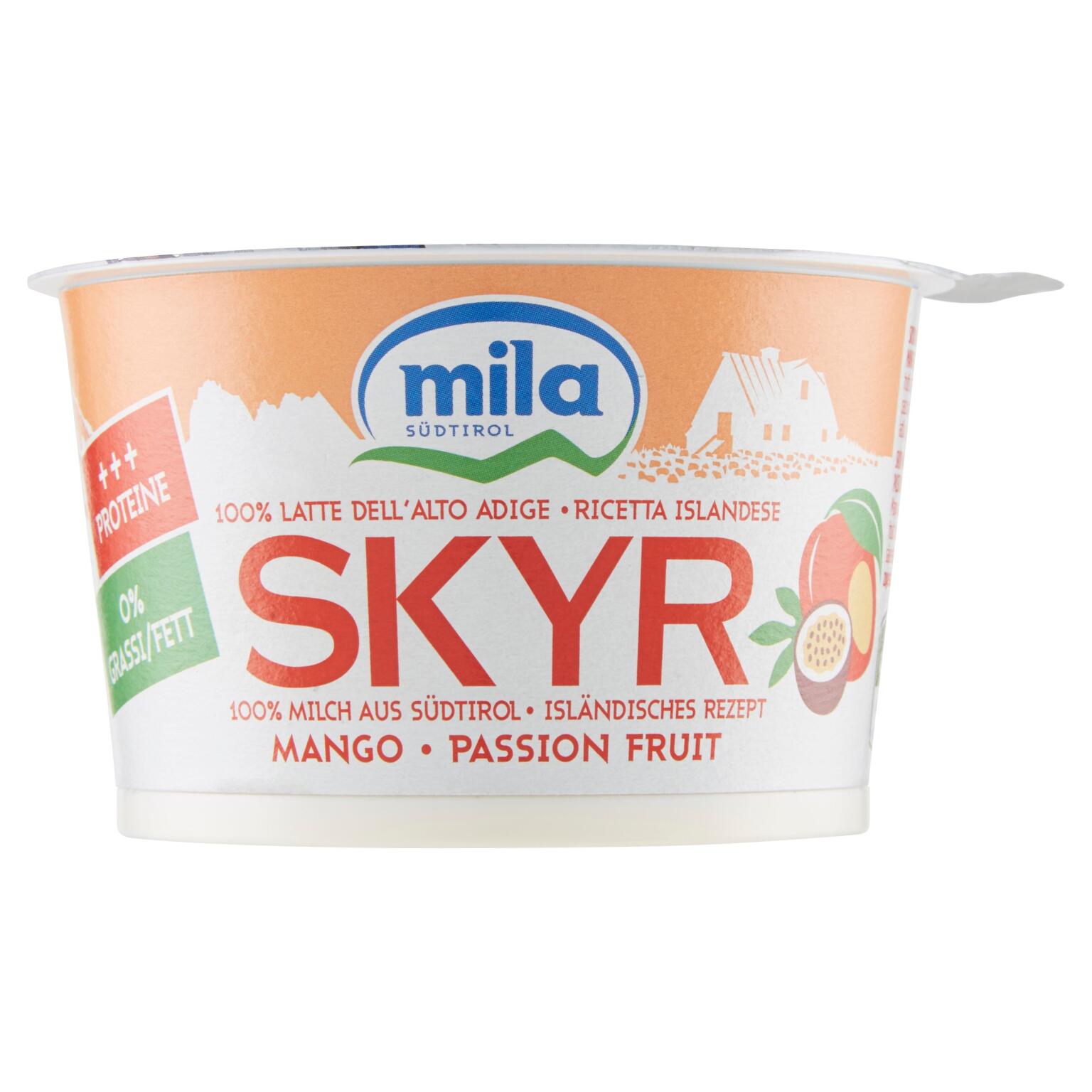 Skyr mango e frutto della passione 150g
