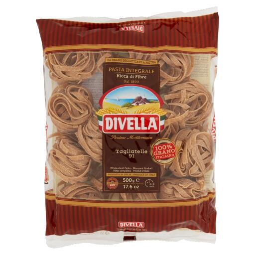 Pasta integrale tagliatelle n°91 500g Divella
