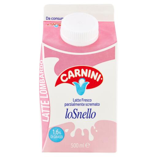 Latte Carnini Esl parzialmente scremato 500ml