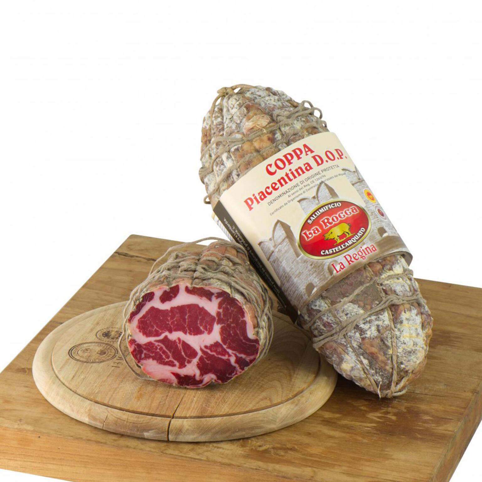 Coppa piacentina Dop a tranci, sottovuoto, La Regina
