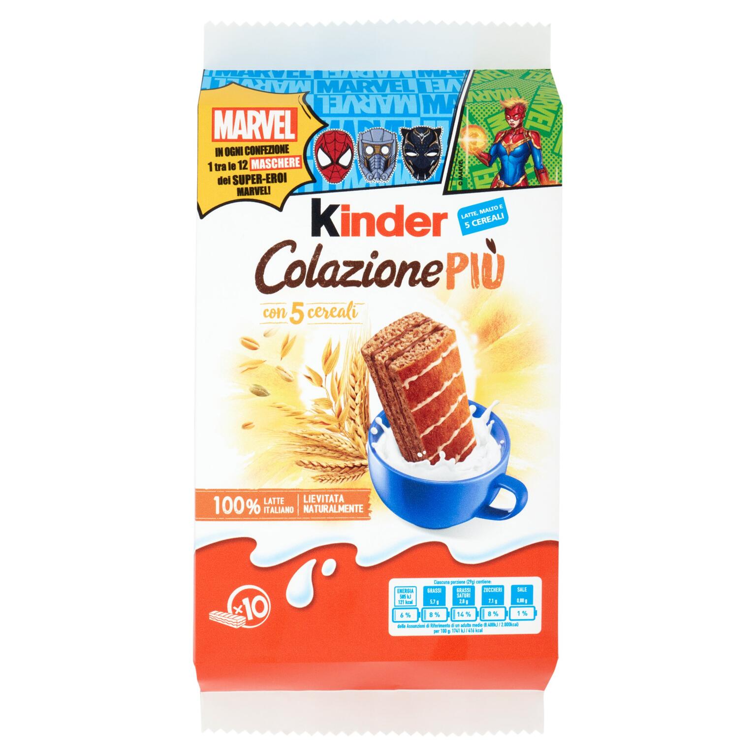 Kinder colazione più 10 pezzi 290g