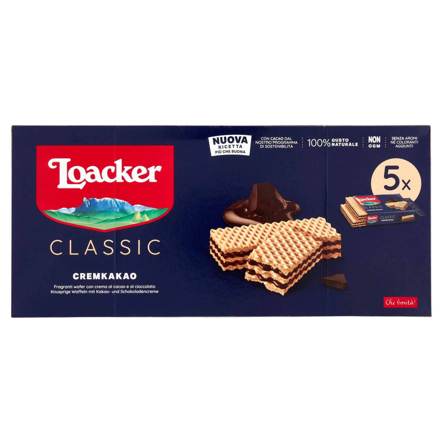 Wafer 5x45g cremkakao Loacker