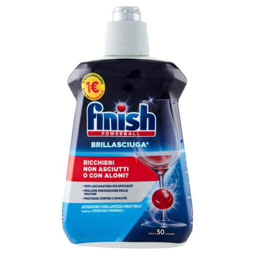 Brillantante per lavastoviglie regular 250ml Finish