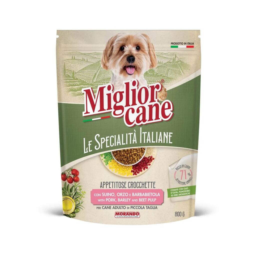 Migliorcane mini croccantini da 800g suino e orzo