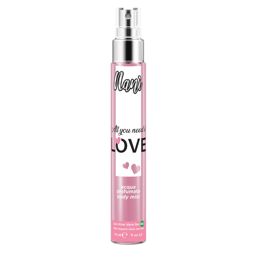 Acqua profumata 75ml All you need is love Nanì