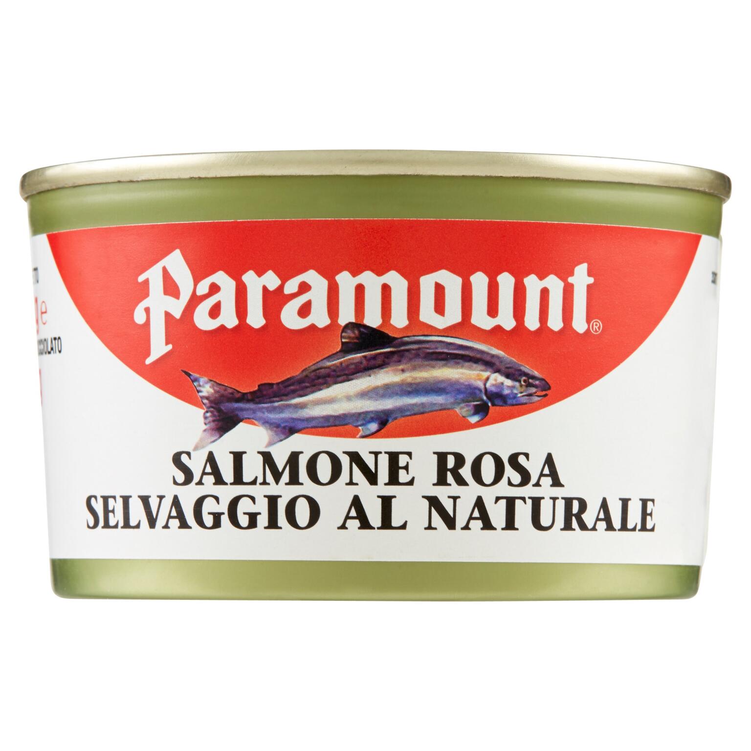 Salmone Rosa Selvaggio al naturale 213g Paramount