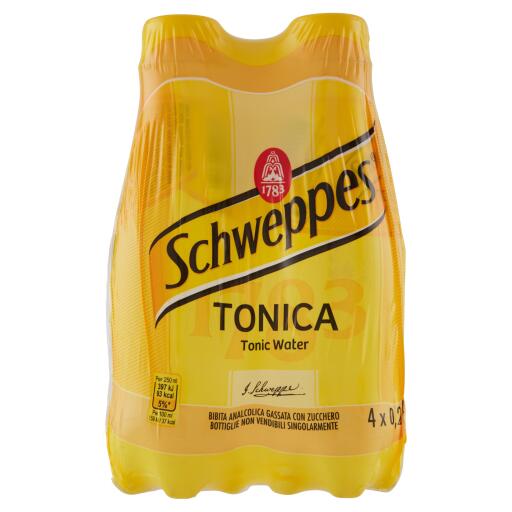 Schweppes tonica classica 4x250ml