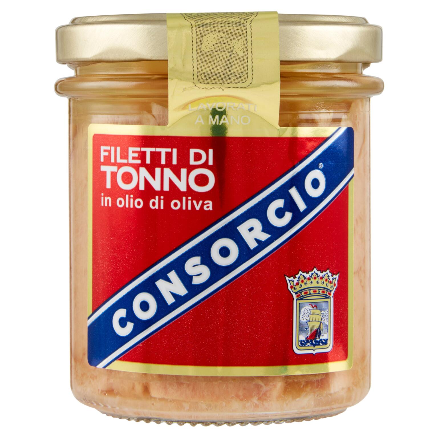 Filetto di tonno olio di oliva 180g Consorcio