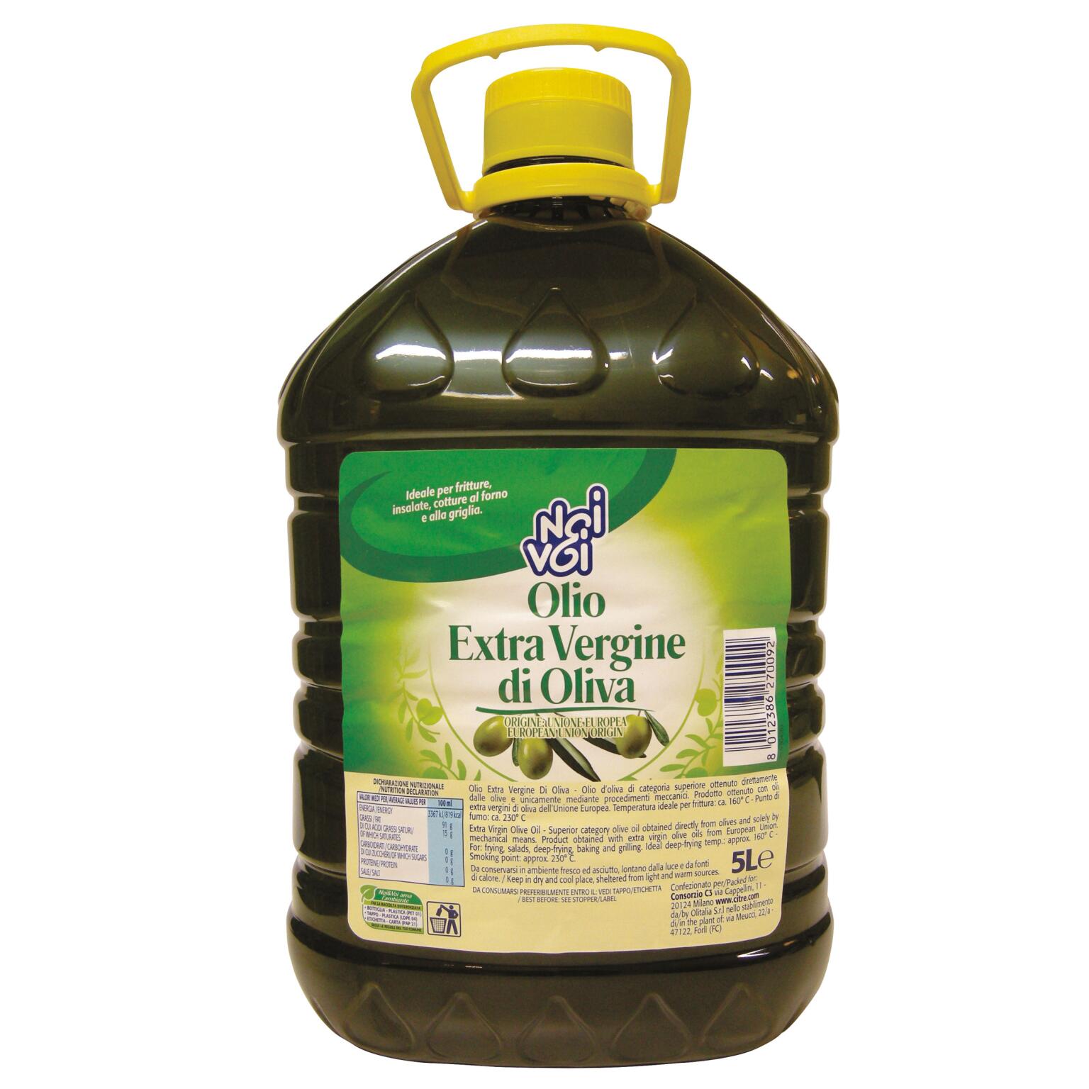 Olio extra vergine di oliva pet 5L Noi&Voi