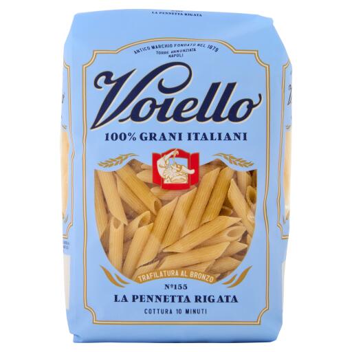 Penne ziti pasta di semola di grano duro trafilata bronzo n°155 500g Voiello