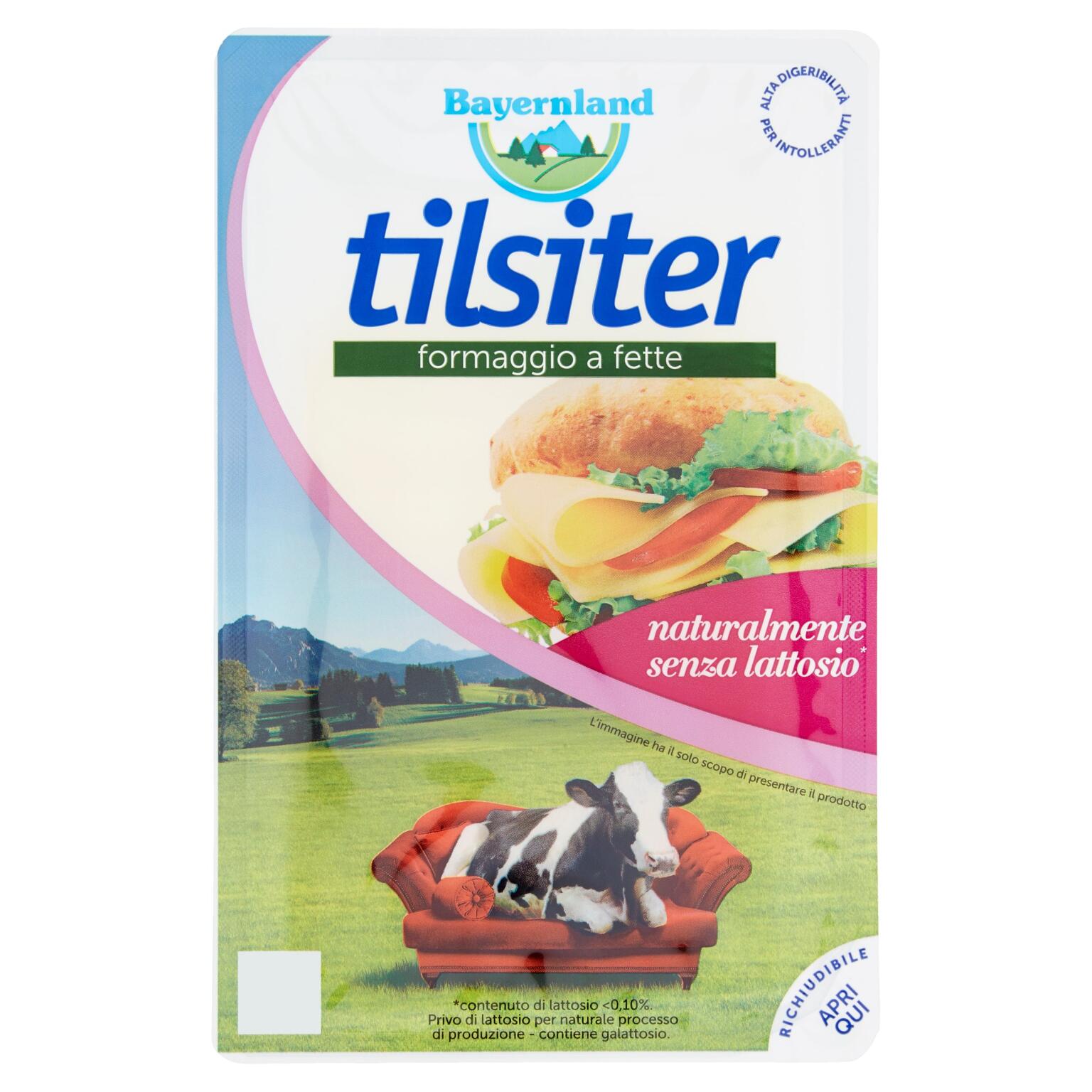 Tilsiter a fette 100g Bayernland senza lattosio
