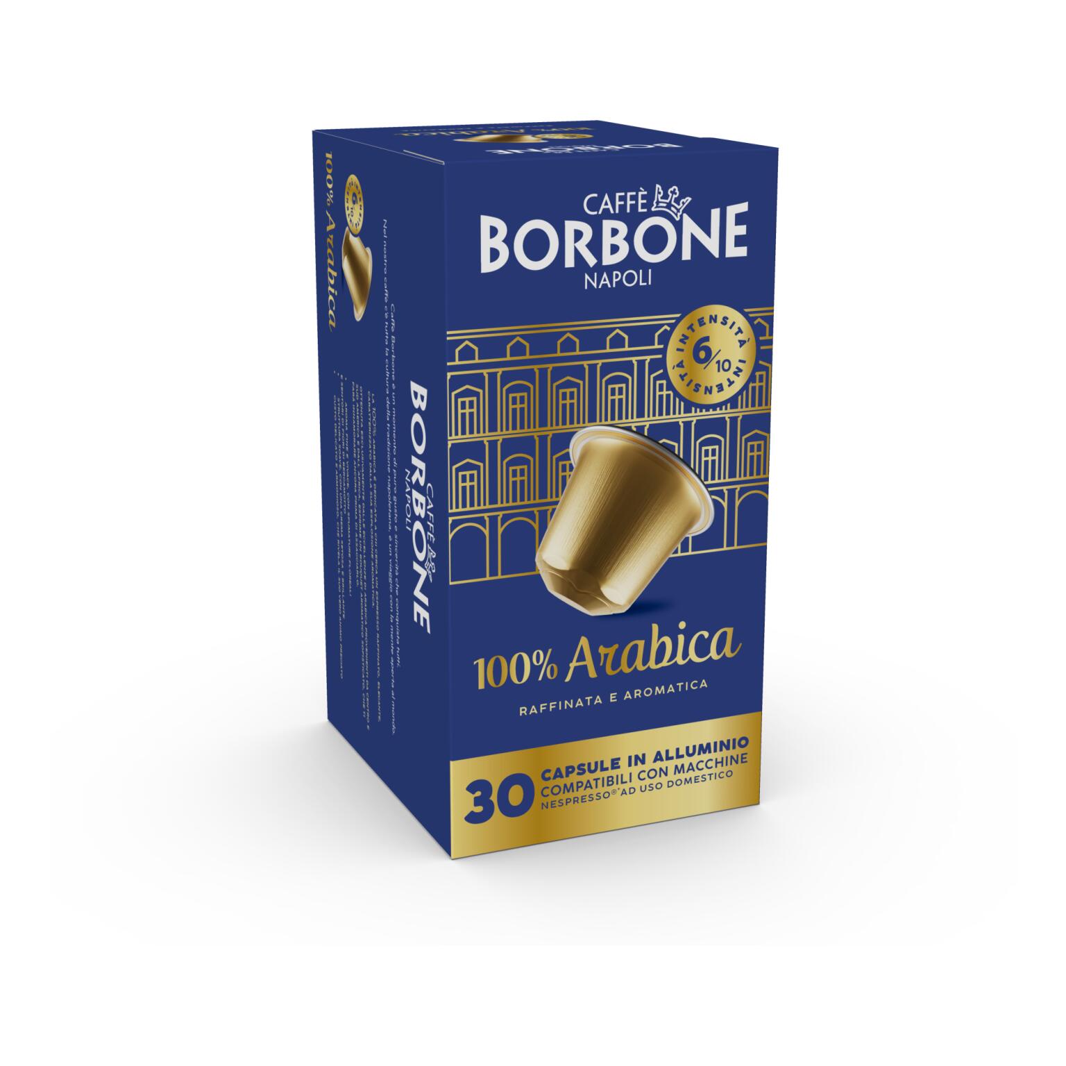 Capsule Alluminio compatibili Nespresso 30 pezzi Caffe' Borbone