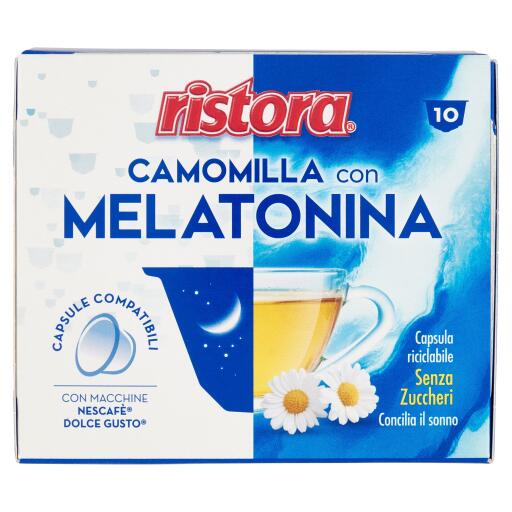 10 Capsule Camomilla con Melatonina 40g Ristora