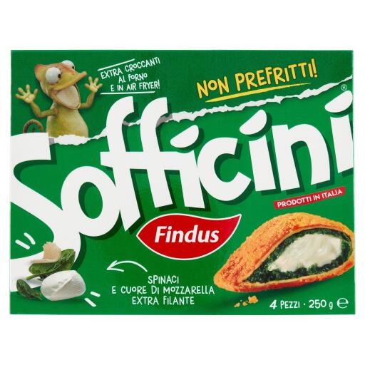 4 sofficini spinaci e mozzarella 250g Findus