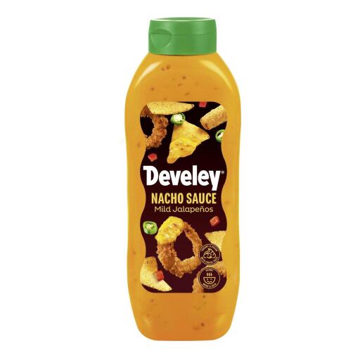 Salsa Nacho(salsa vegana al gusto formaggio) Squeeze 875ml Develey