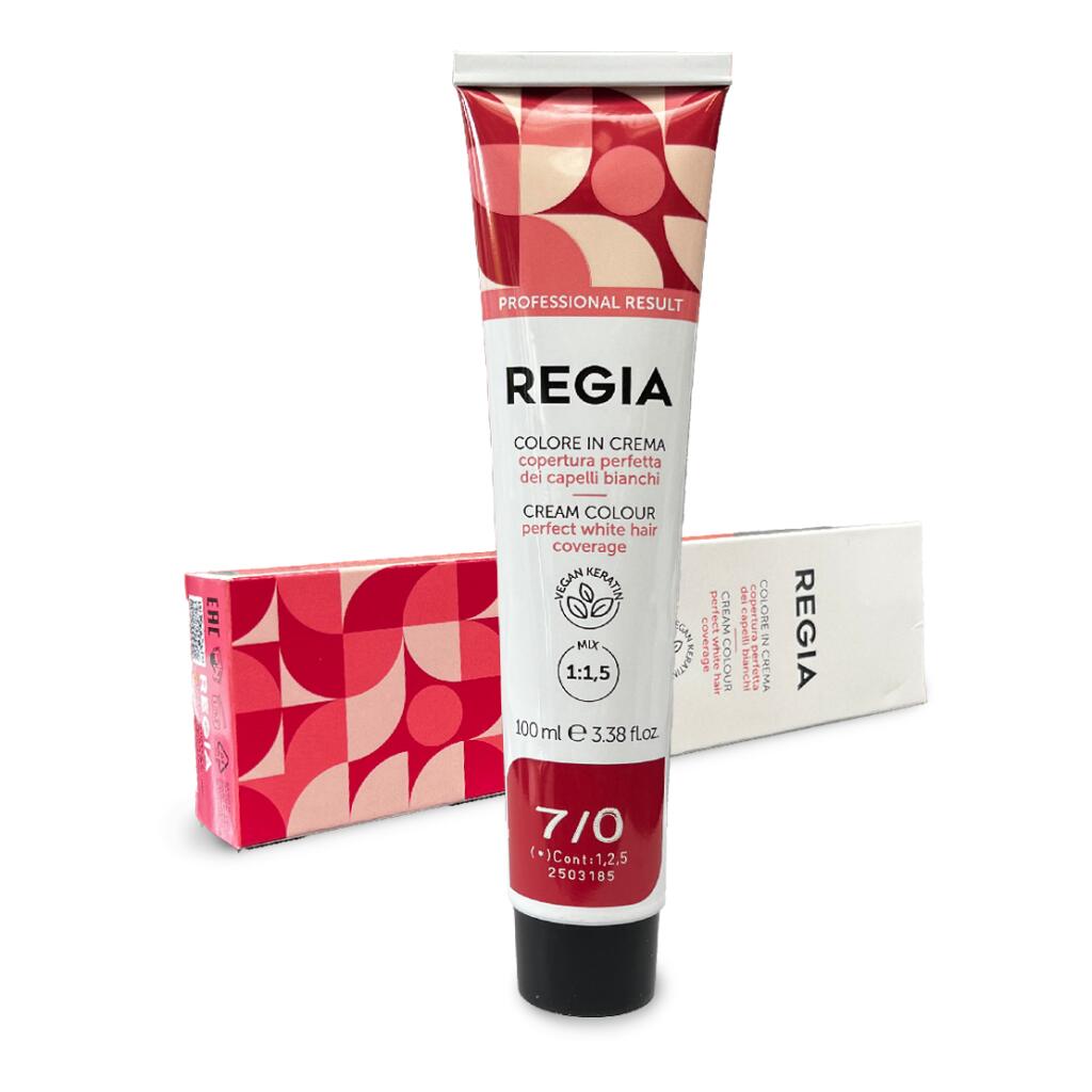 Colore in Crema 7/0 Biondo da 100ml Regia
