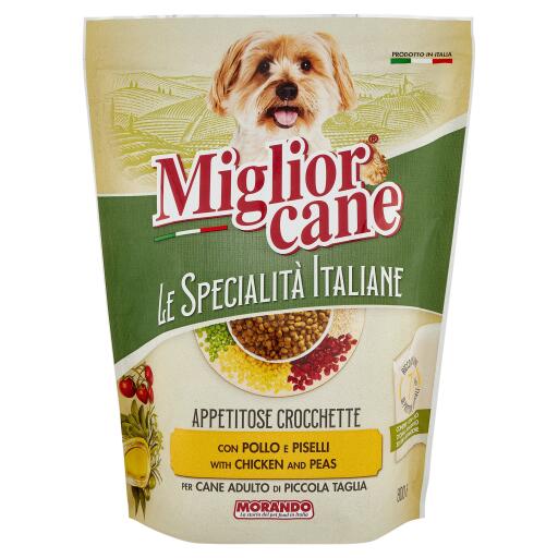 Migliorcane mini croccantini da 800g pollo e piselli