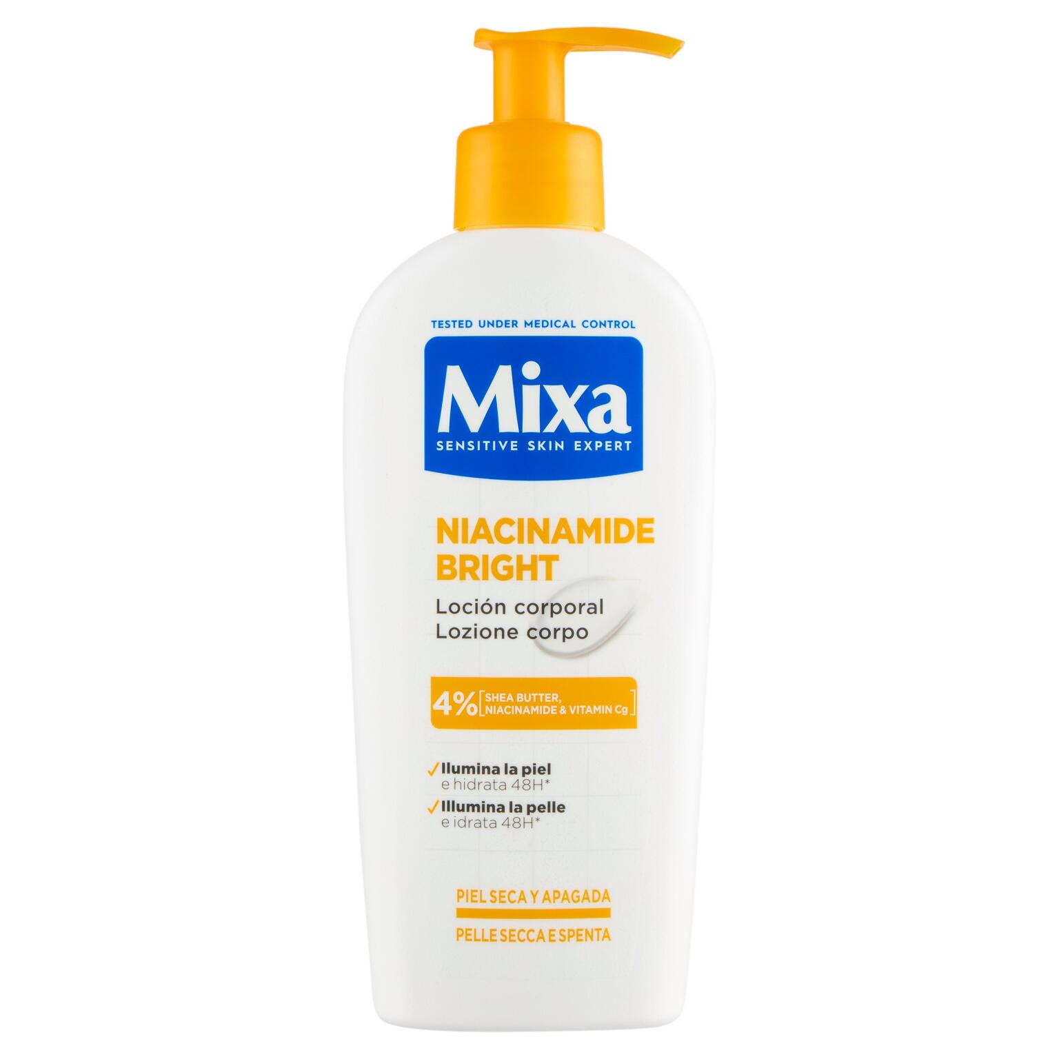 Crema corpo Niacinamide 250ml Mixa