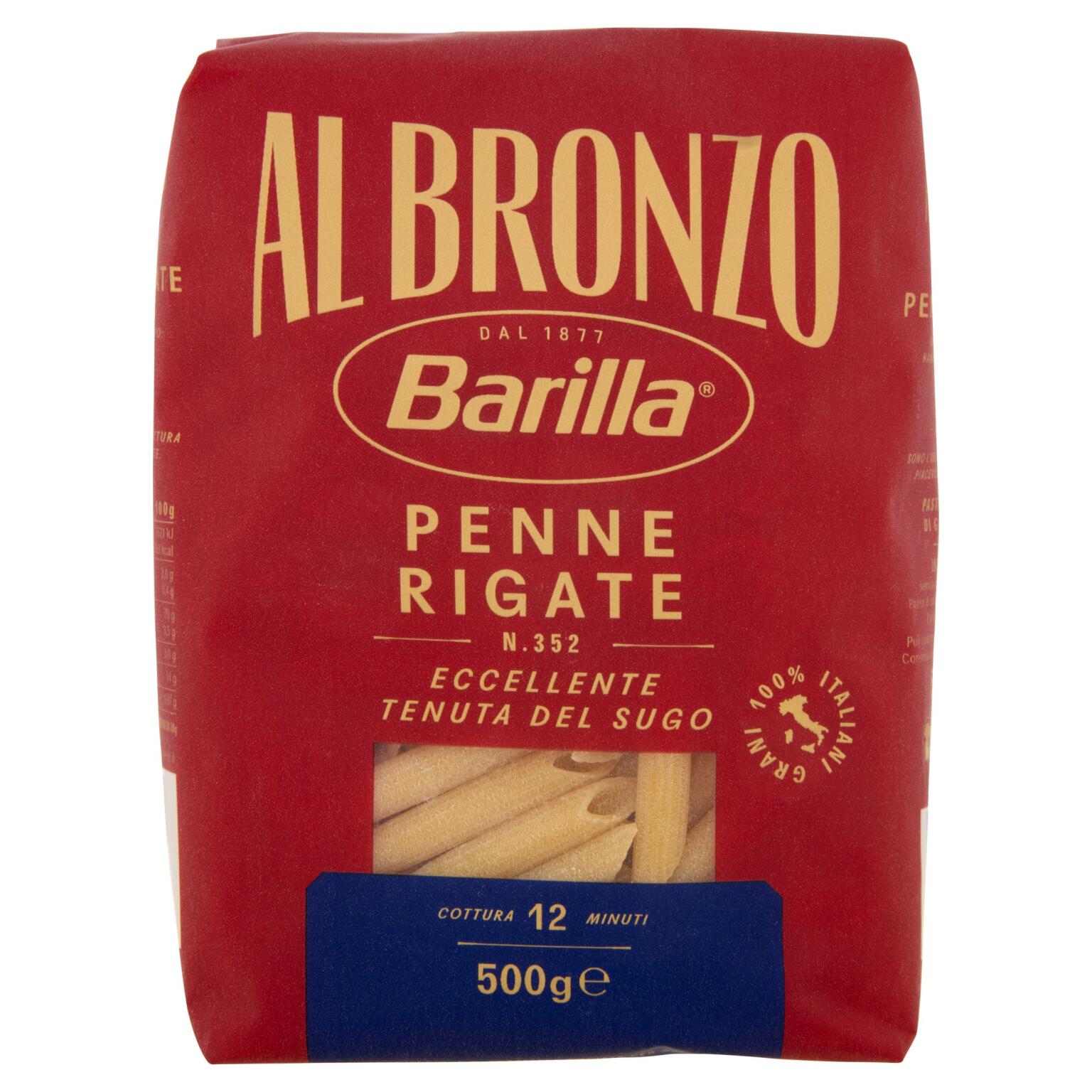 Penne rigate al bronzo 500g Barilla