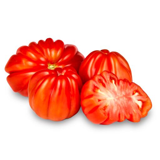 Pomodori cuore di bue confezionati