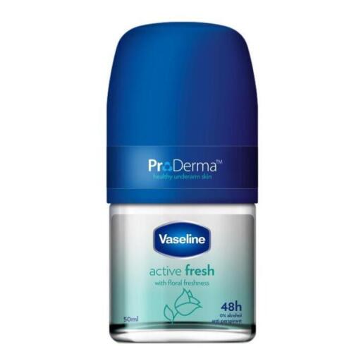 Deo roll on 50ml active fresh Vaselin