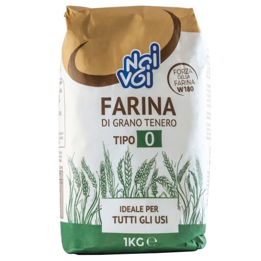 Farina Grano tenero tipo 0 da 1kg Noi&Voi