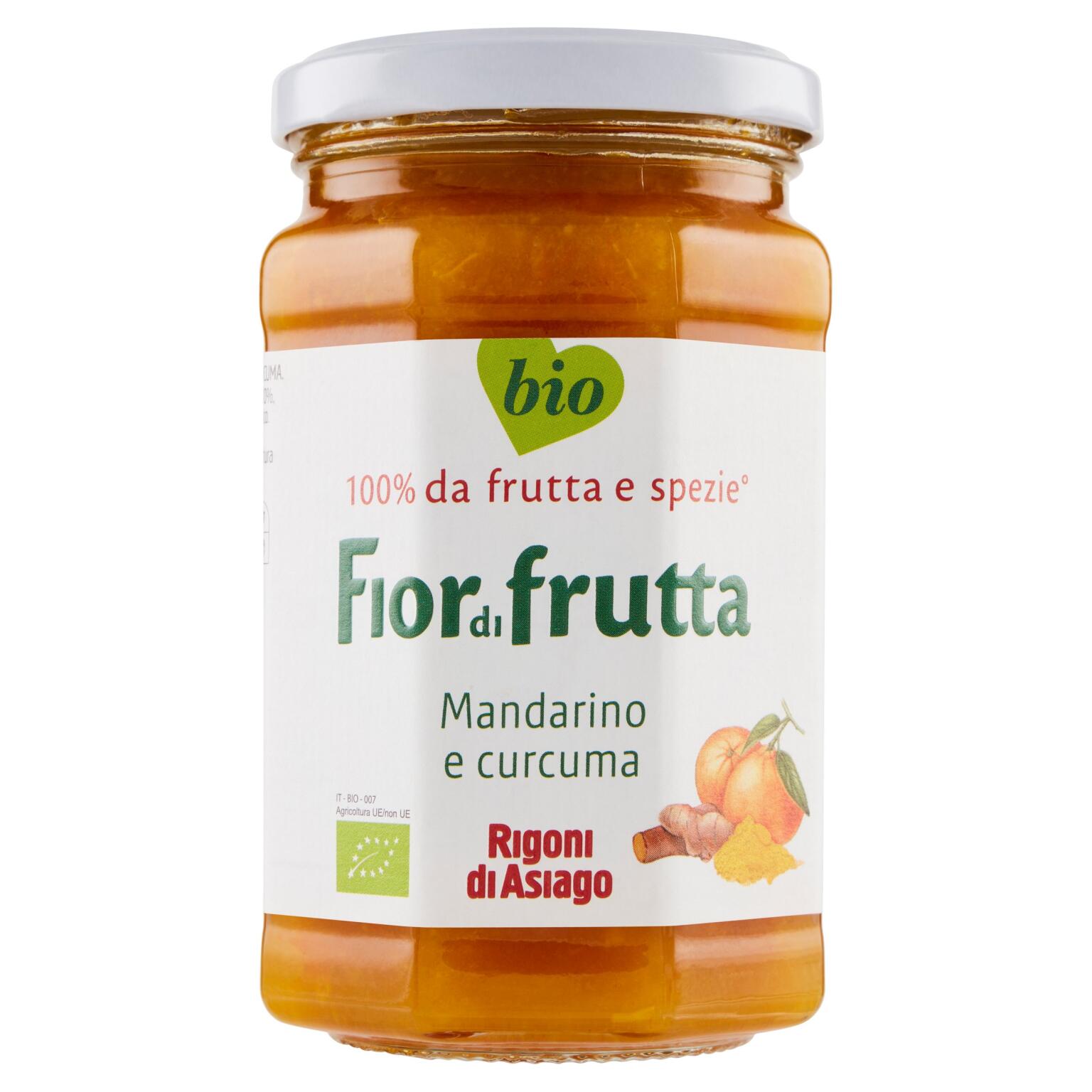 Fiordifrutta Bio mandarino e curcuma 340g Rigoni di Asiago