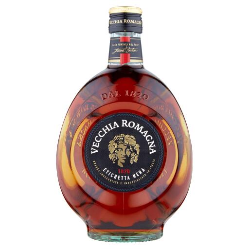 Vecchia Romagna etichetta nera brandy invecchiato 3 anni 70cl