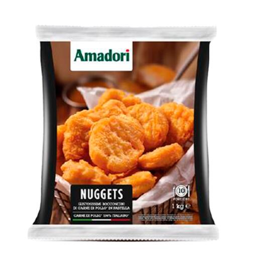 Nuggets bocconcini di pollo pastellati 1kg Amadori