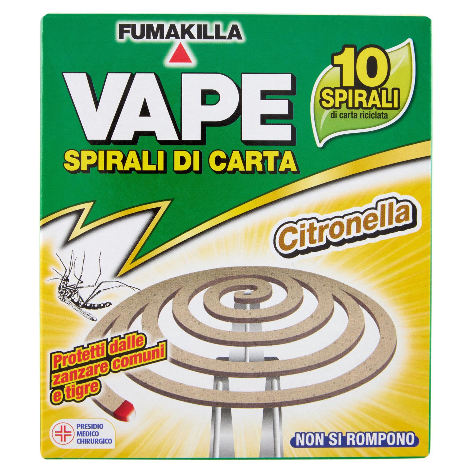 Vape spirali di carta alla citronella 10pz