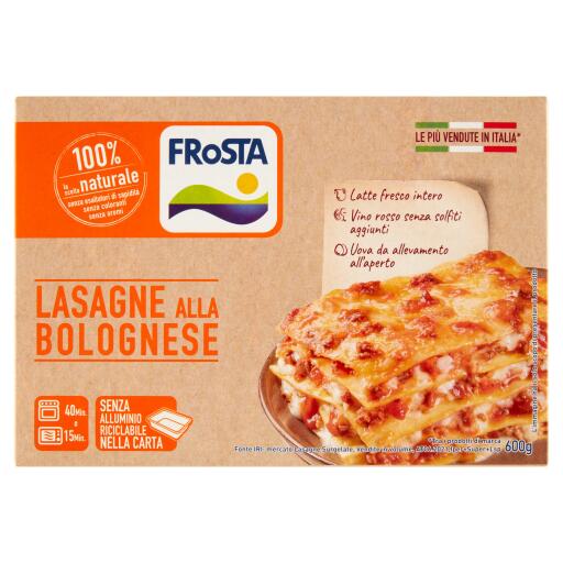 Lasagne alla bolognese 600g Frosta