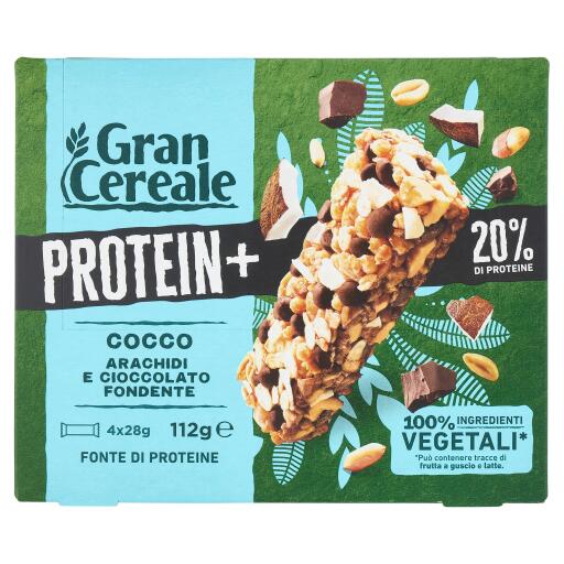 Barretta Grancereale cocco e cioccolato fond.112g Mulino Bianco