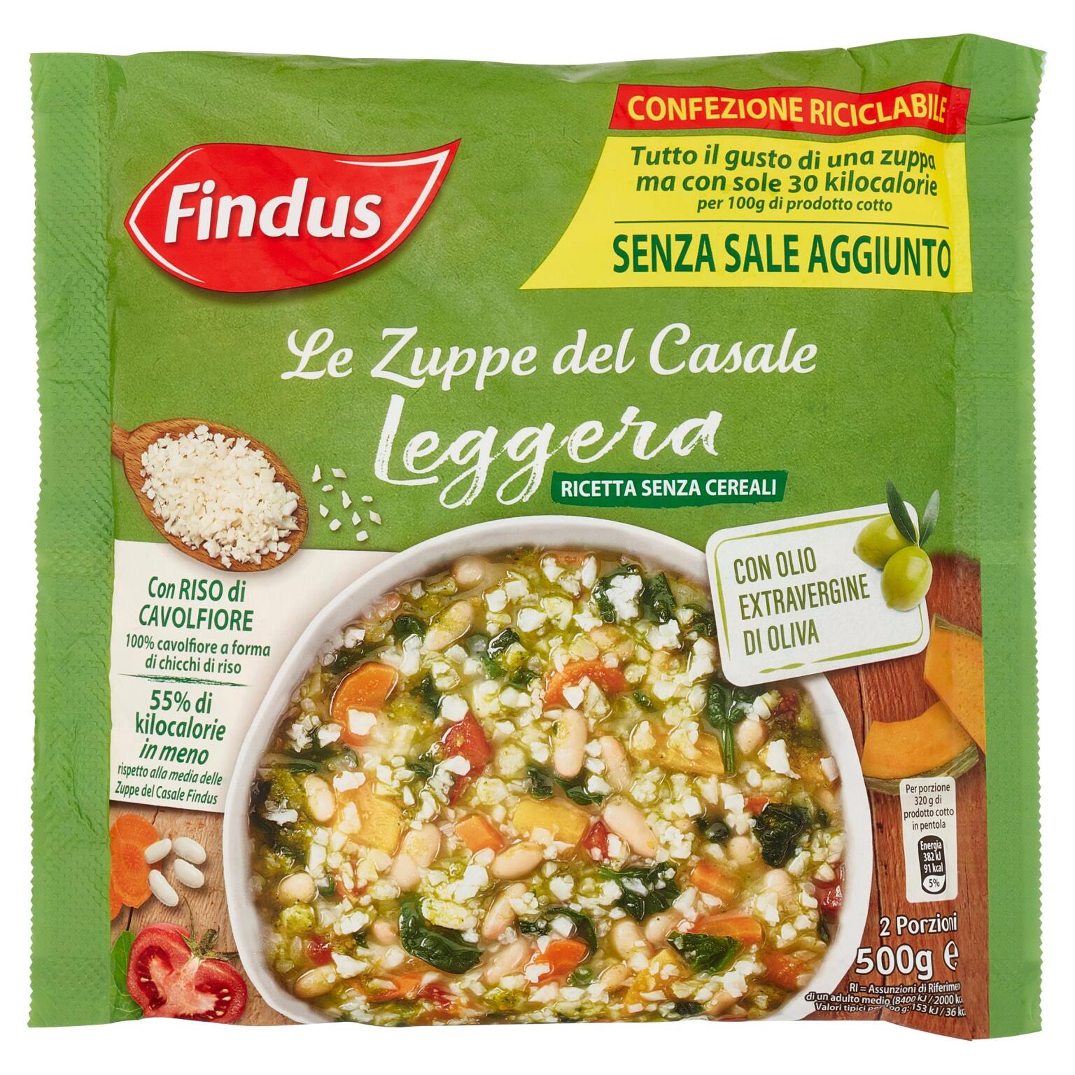 Le zuppe del casale leggera 500g Findus