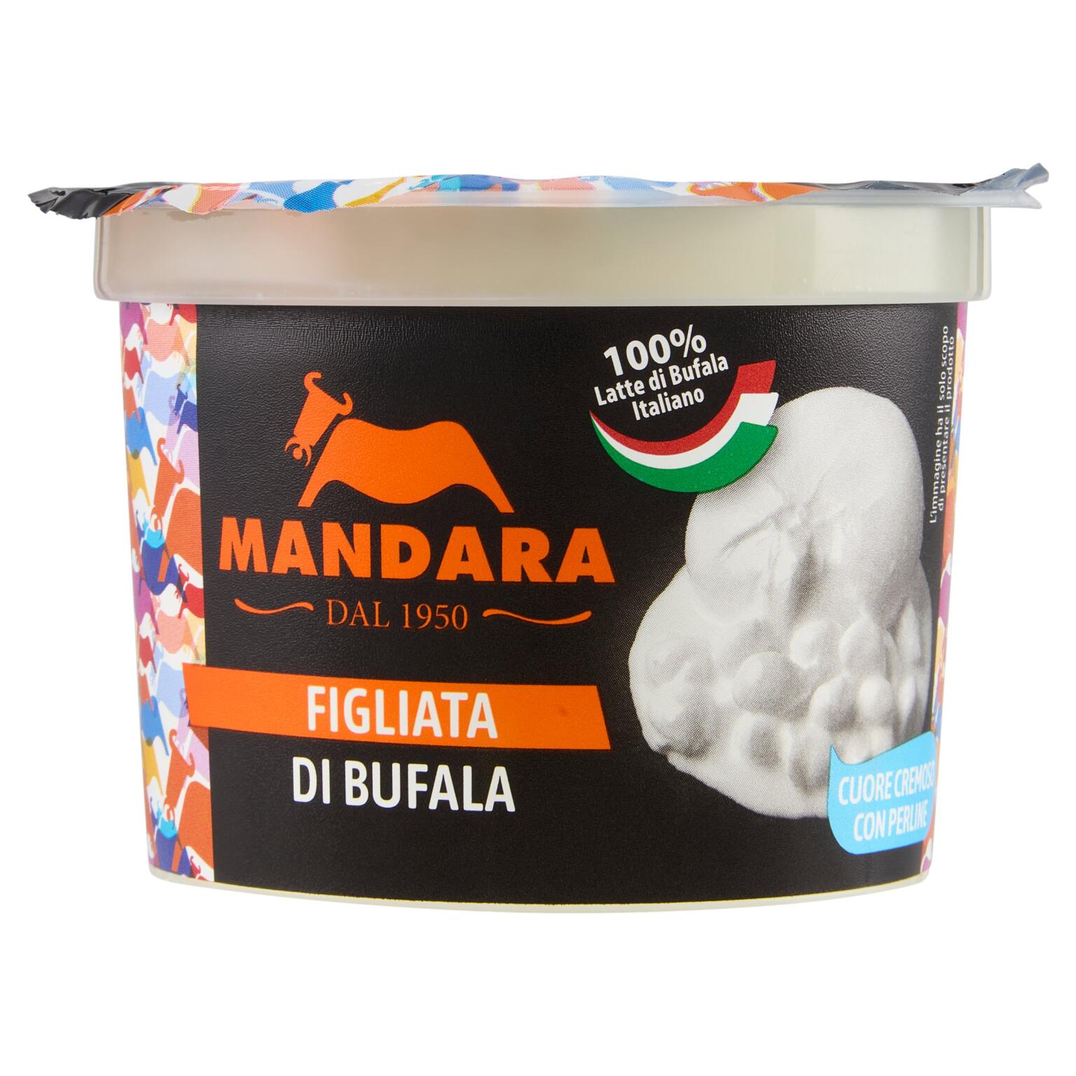 Figliata di Latte di bufala 150g Mandara