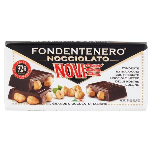 Nocciolato fondente nero 130g Novi