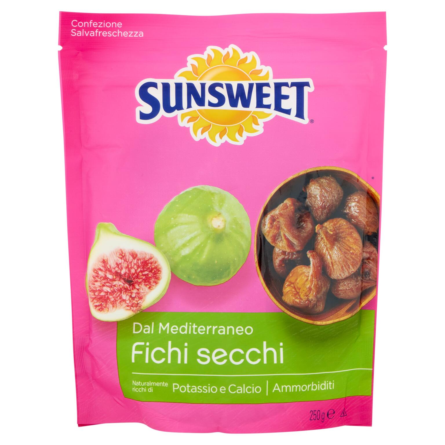 Fichi secchi ricchi di fibre, fonte di calcio e vitamina k 250g Sunsweet