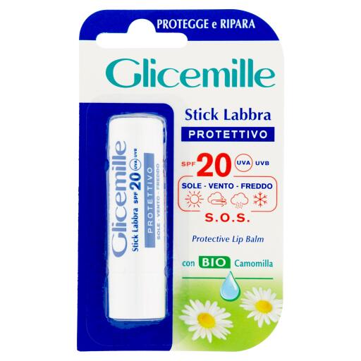 Stick labbra protettivo 20spf Glicemille