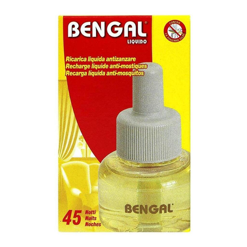 Ricarica liquida insetticida antizanzare da 45 notti Bengal