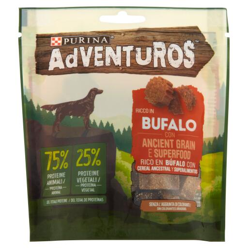 Adventuros high meat,ancient grain &superfood     Bufalo 120g